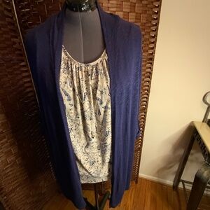 Terra & Sky Cardigan Tank